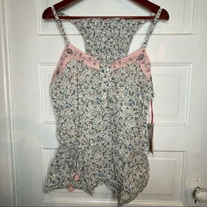 NWTs Da-Nang Handmade Cotton Pom Pom Shirt Size M